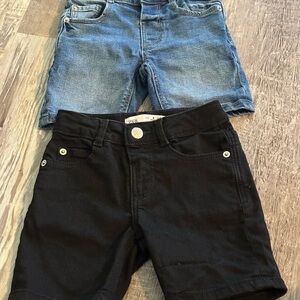 Zara Kids Black and Blue Shorts Set